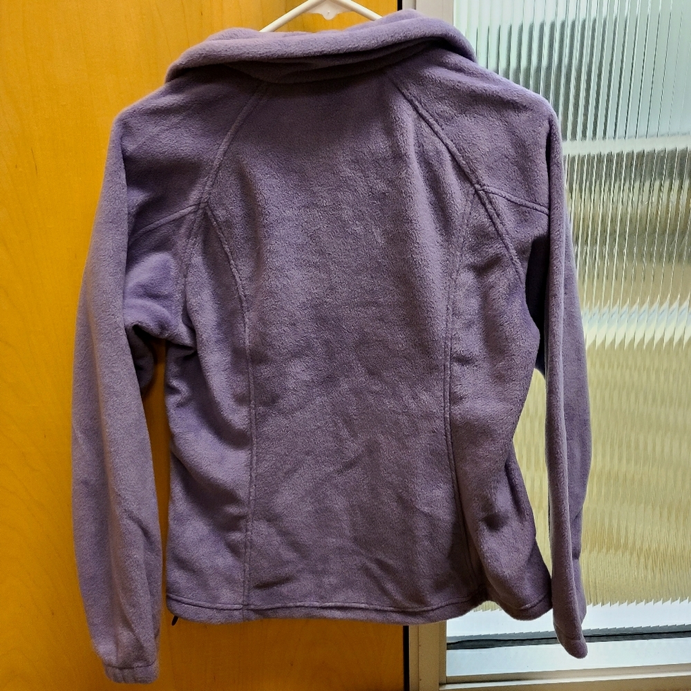 Columbia Benton Springs Plum Full Zip Jacket Petite Small - Picture 3 of 4
